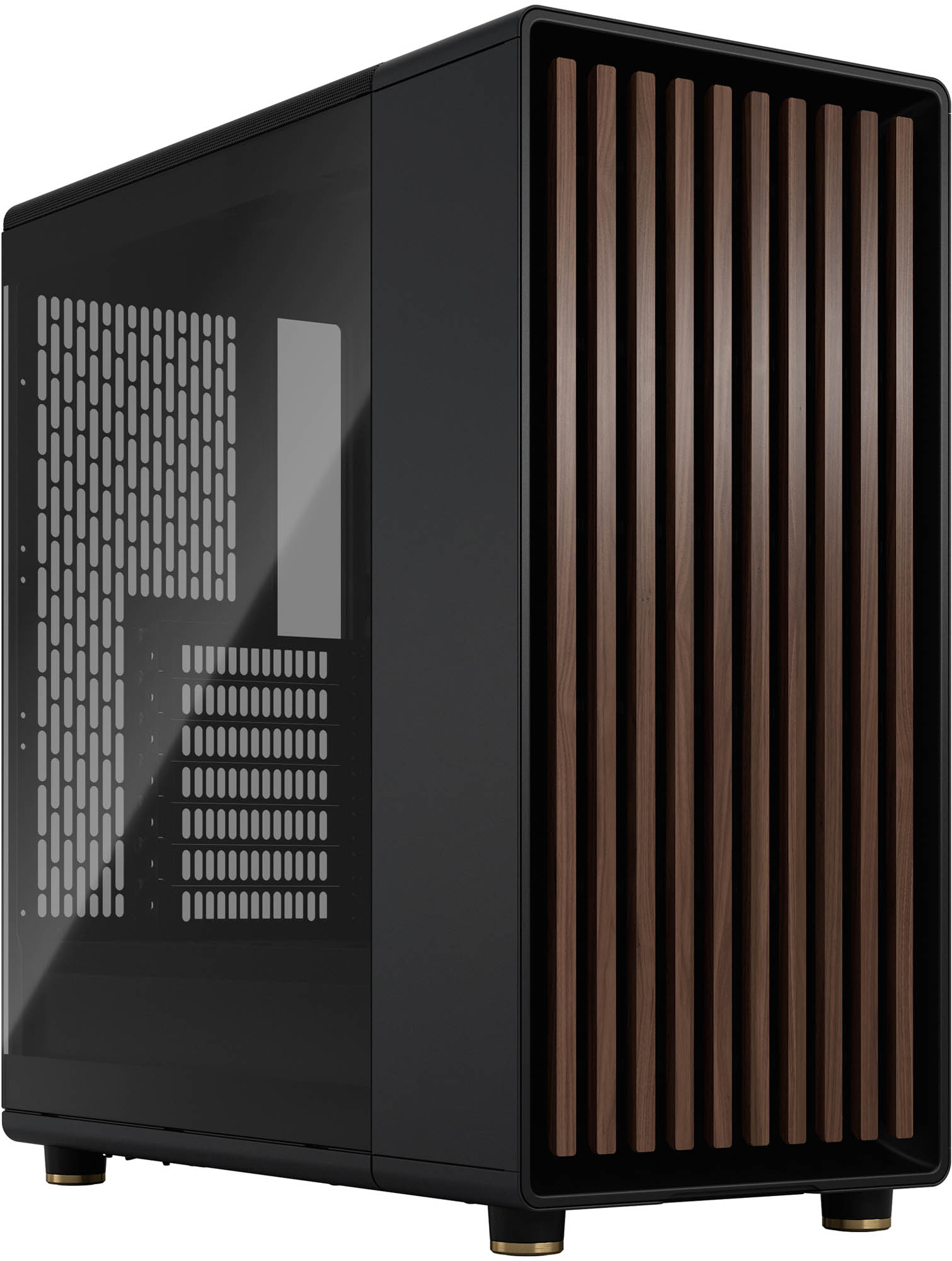 Fractal Black North Tg Mid Tower Case