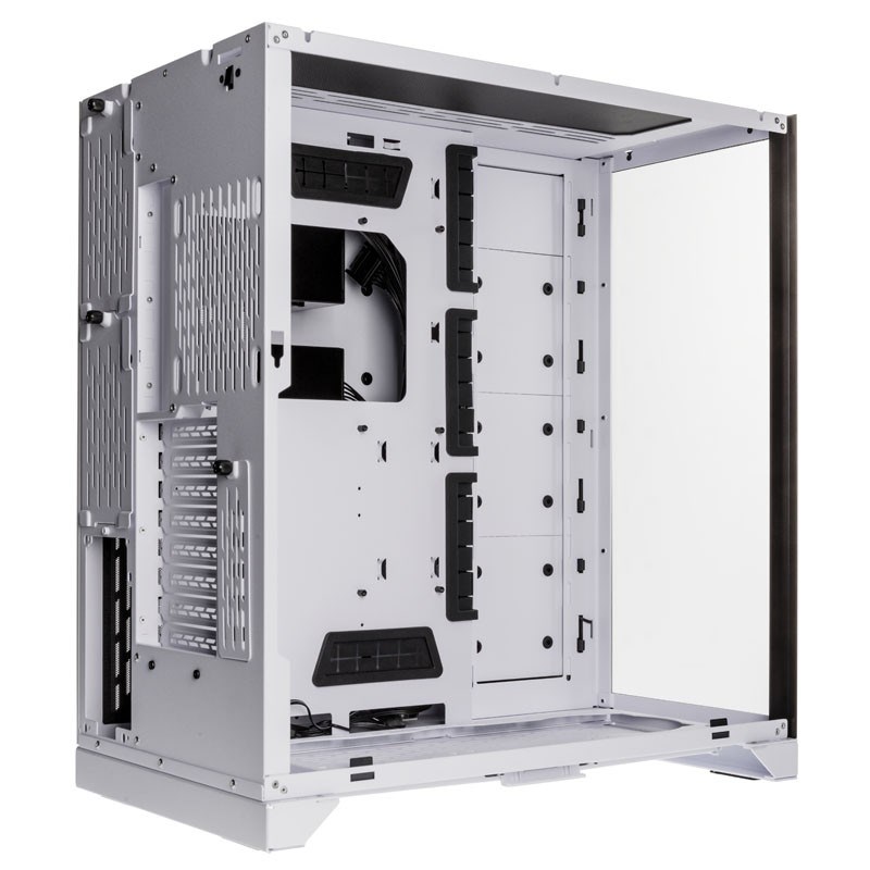 Lian Li Dynamic Xl Rog Certified Mid Tower Gaming Case White O11d Rog W Ccl