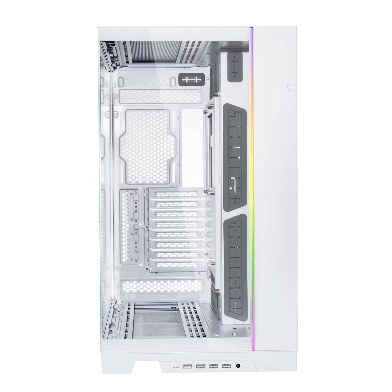 Lian Li O11 Dynamic EVO XL E-ATX Tower Gaming Case in White - CCL