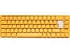 Ducky One 3 SF Yellow Keyboard, UK, 65%, RGB LED, Cherry MX Brown