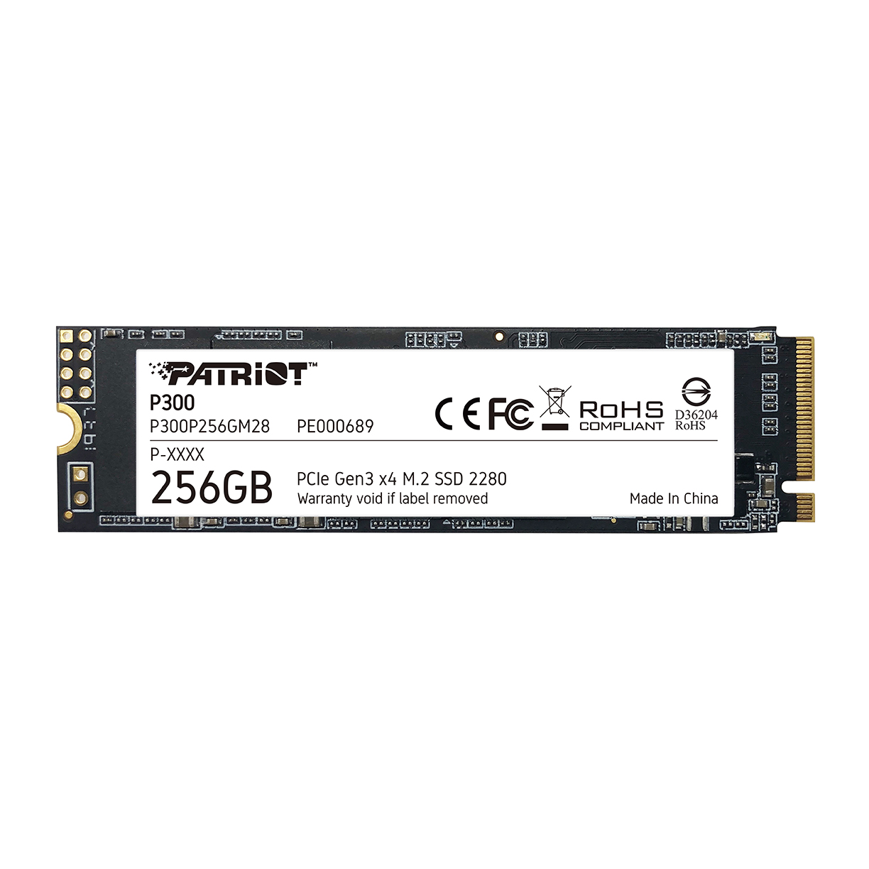 Image of 256GB Patriot P300 M.2 2280 PCI Express 3.0 x4 NVMe Solid State Drive