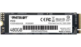 Patriot P310 M.2-2280 480GB PCI Express 3.0 x4 NVMe Solid State Drive