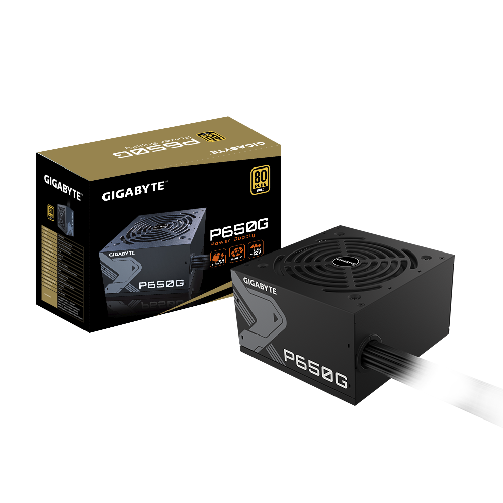 Gigabyte P650G 650W 80 PLUS Gold Certified ATX Power Supply