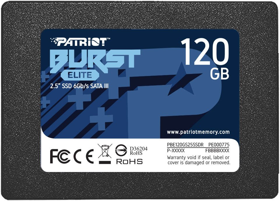 Image of "120GB Patriot Burst Elite 2.5"" SATA III Solid State Drive"