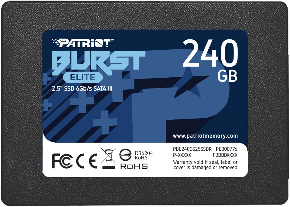 Image of "240GB Patriot Burst Elite 2.5"" SATA III Solid State Drive"