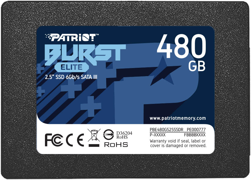 Image of "480GB Patriot Burst Elite 2.5"" SATA III Solid State Drive"