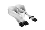 Corsair Premium Individually Sleeved 600W PCIe Gen5 12VHPWR PSU Cable in White
