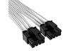 Corsair Premium Individually Sleeved 600W PCIe Gen5 12VHPWR PSU Cable in White