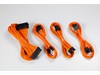 Phanteks 500mm Extension Sleeved Cable Combo Kit (Orange)