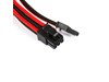 Phanteks 500mm 6+2-Pin PCIe Sleeved Cable Extension (Black & Red)