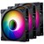 Phanteks M25 Gen2 140mm DRGB Reverse Airflow PWM Triple Fan Pack in Black