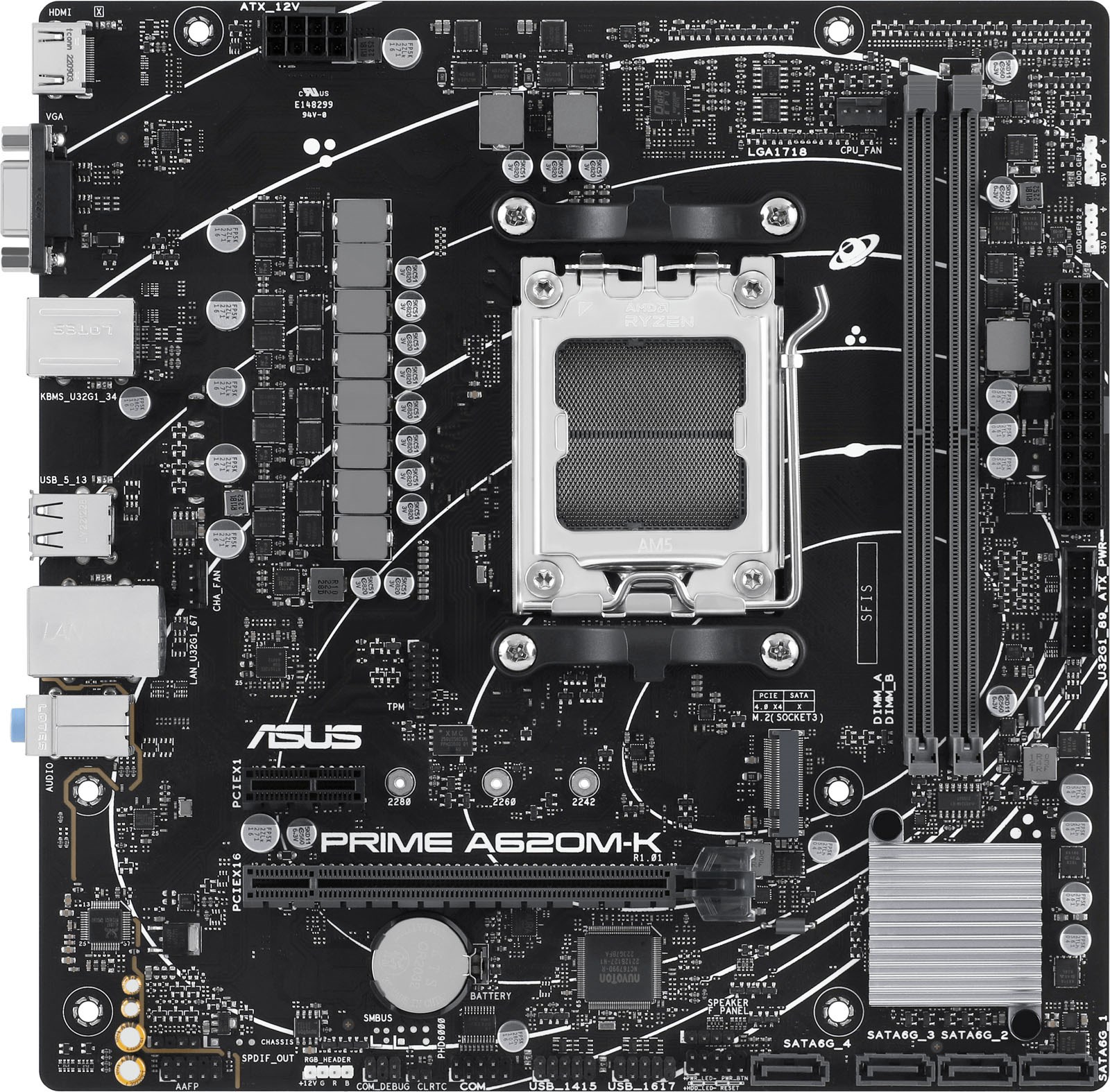 ASUS PRIME A620M-K マザーボード Amazon.co.jp: ASUS/PRIME A620M-K-CSM/AMD/Ryzen 7000 シリーズ