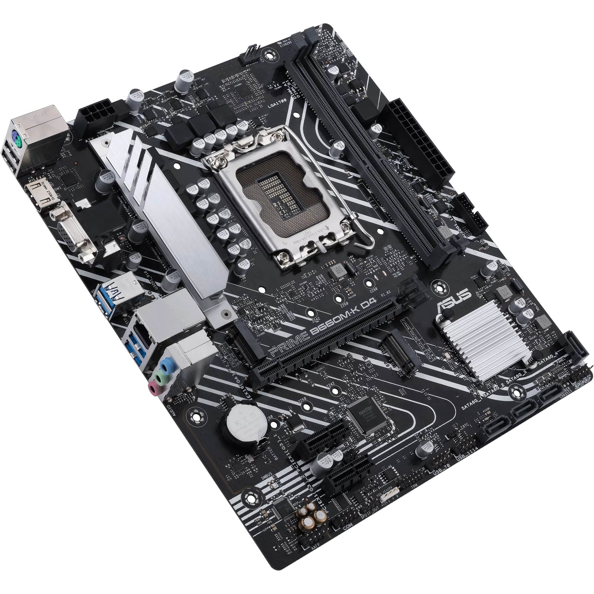 ASUS Prime B660M-K D4 Intel Socket 1700 Motherboard - PRIME B660M