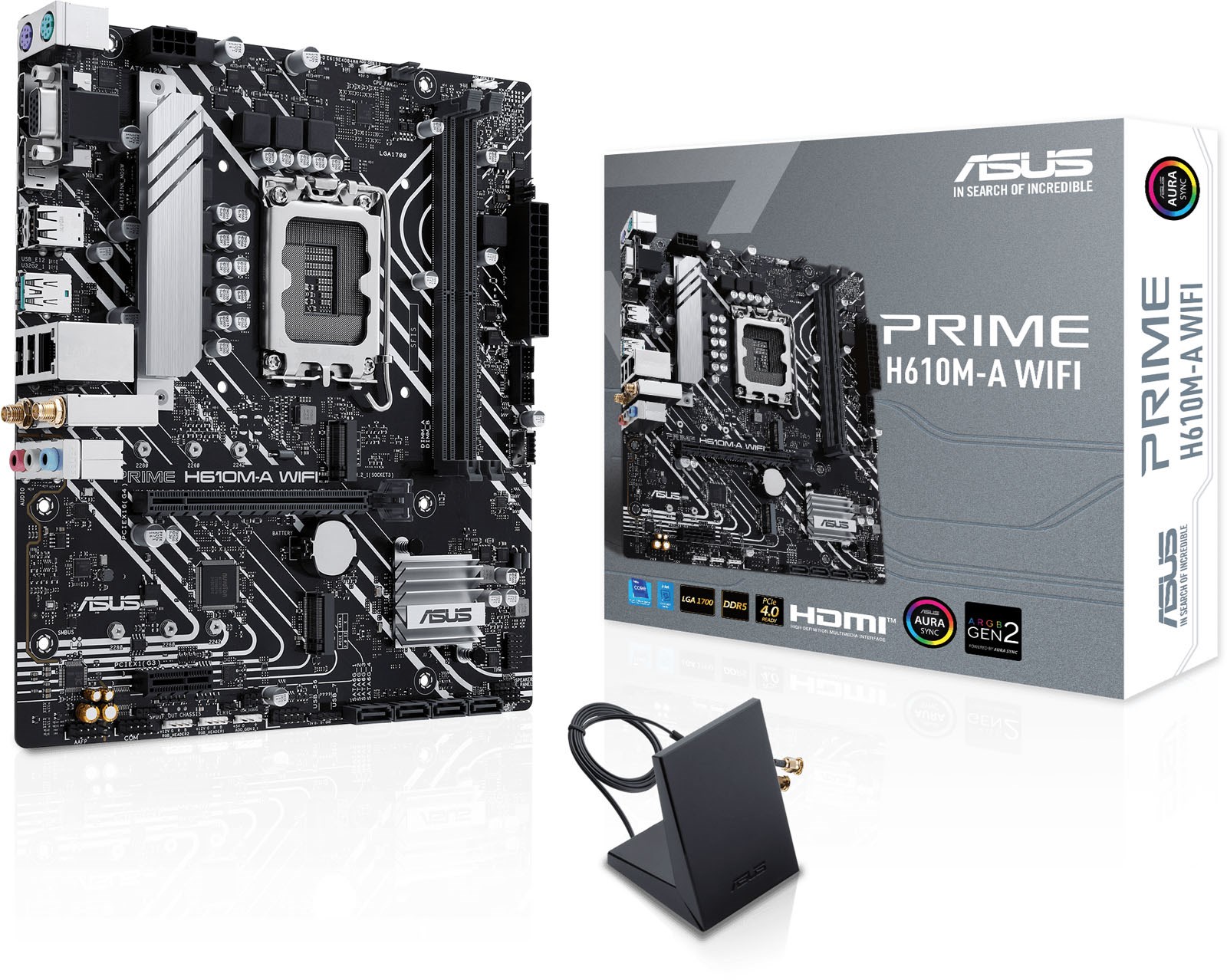 ASUS Prime H610M-A WIFI Intel Socket 1700 Motherboard - 90MB1G00-M0EAY0 ...