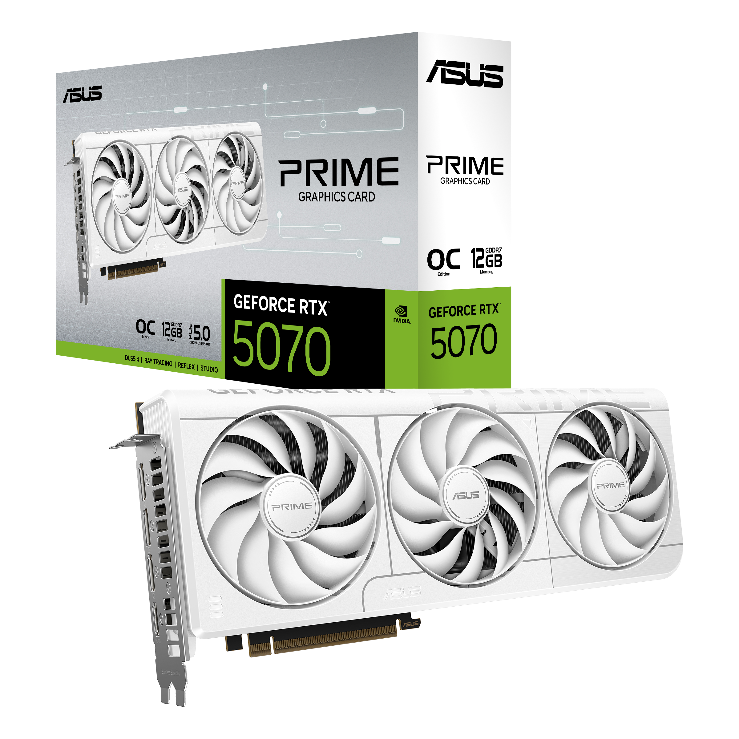 ASUS GeForce RTX 5070 Prime OC 12GB GDDR7 Graphics Card