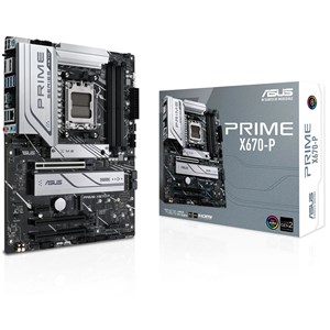 ASUS Prime X670-P Motherboard, ATX, AMD Socket AM5, X670 Chipset