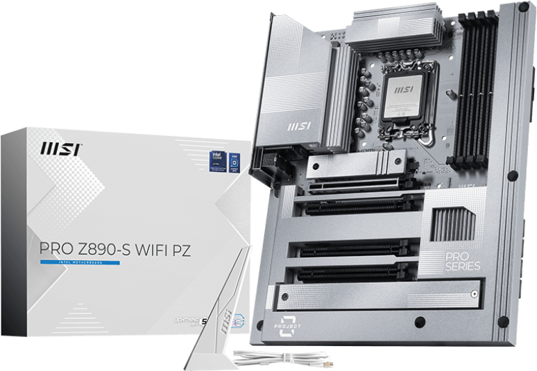 MSI PRO Z890-S WIFI PZ Intel Socket 1851 ATX Motherboard - CCL