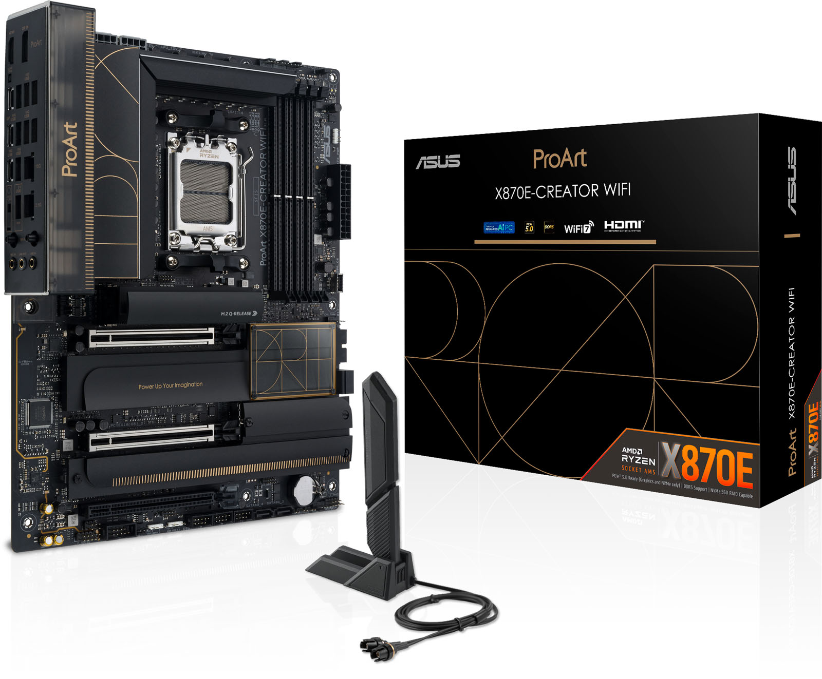 ASUS ProArt X870E-Creator WiFi ATX Motherboard for AMD AM5 CPUs
