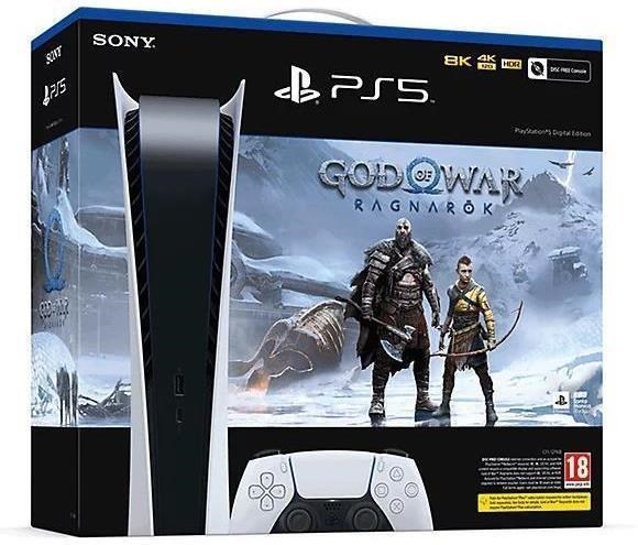 Sony PlayStation 5 Digital Edition Console  God of War Ragnarok Bundle