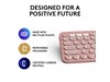 Logitech Pebble Keys 2 K380s Wireless Keyboard - Tonal Rose