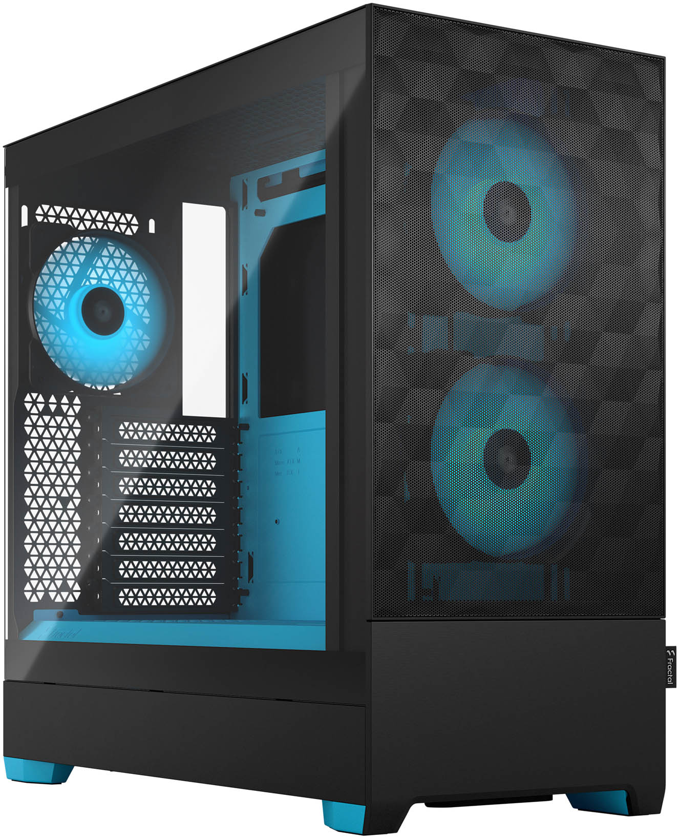 Fractal Cyan Pop Air Rgb Mid Tower Gaming Case