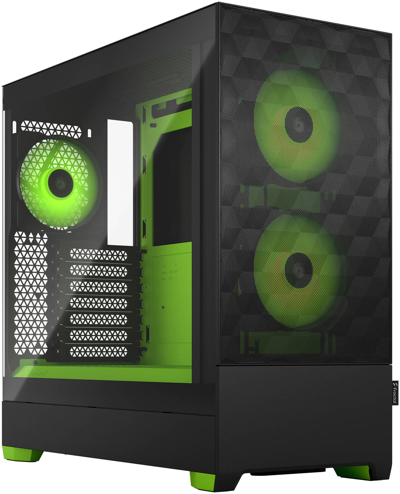 Fractal Green Pop Air Rgb Mid Tower Gaming Case