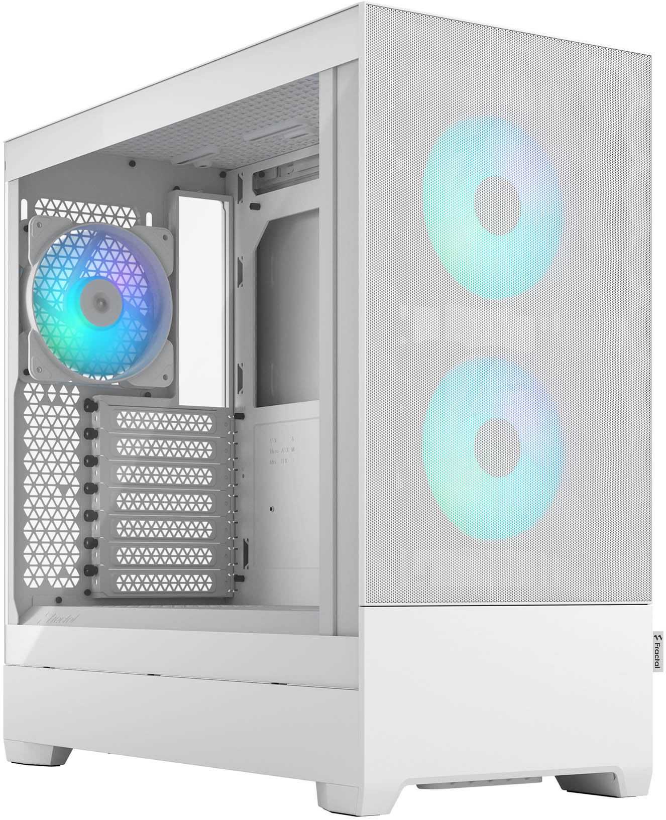 Fractal White Pop Air Rgb Mid Tower Gaming Case