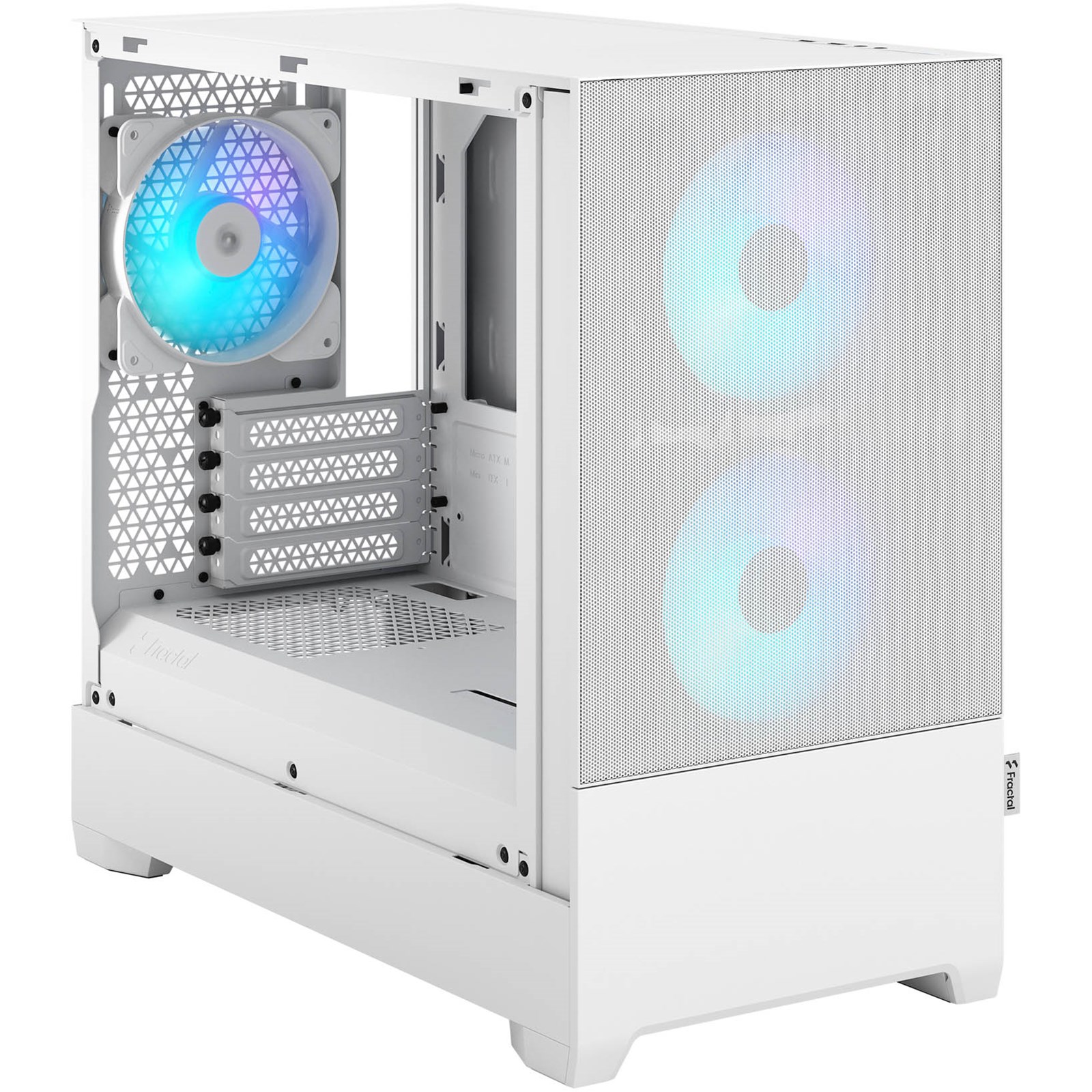 Fractal Pop Mini Air RGB Mini Tower Gaming Case - White - FD-C-POR1M-01 ...