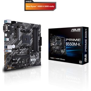 ASUS PRIME B550M-K AMD Socket AM4 B550 Chipset MicroATX Motherboard