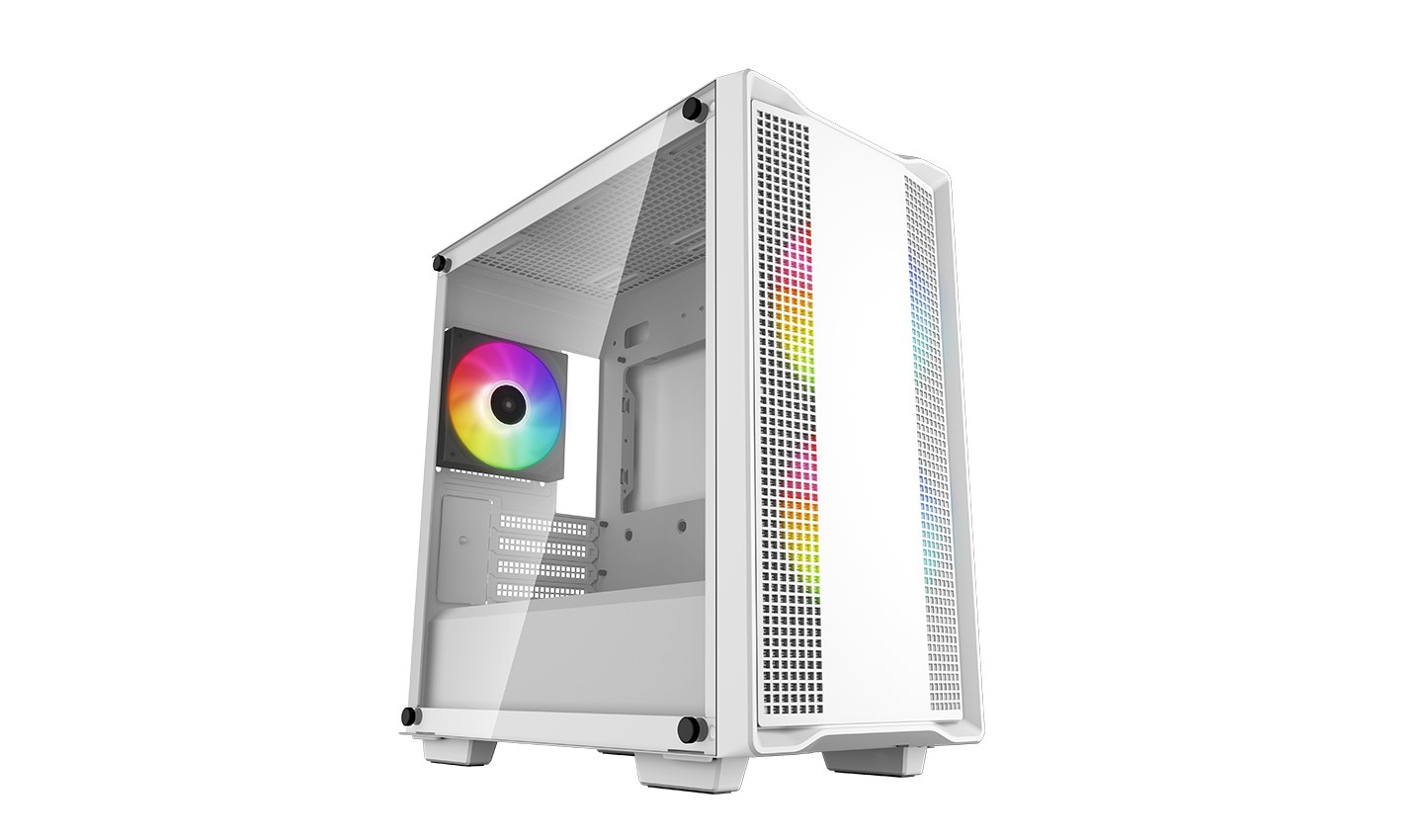 DeepCool CC360 WH ARGB Mid Tower Gaming Case - White - R