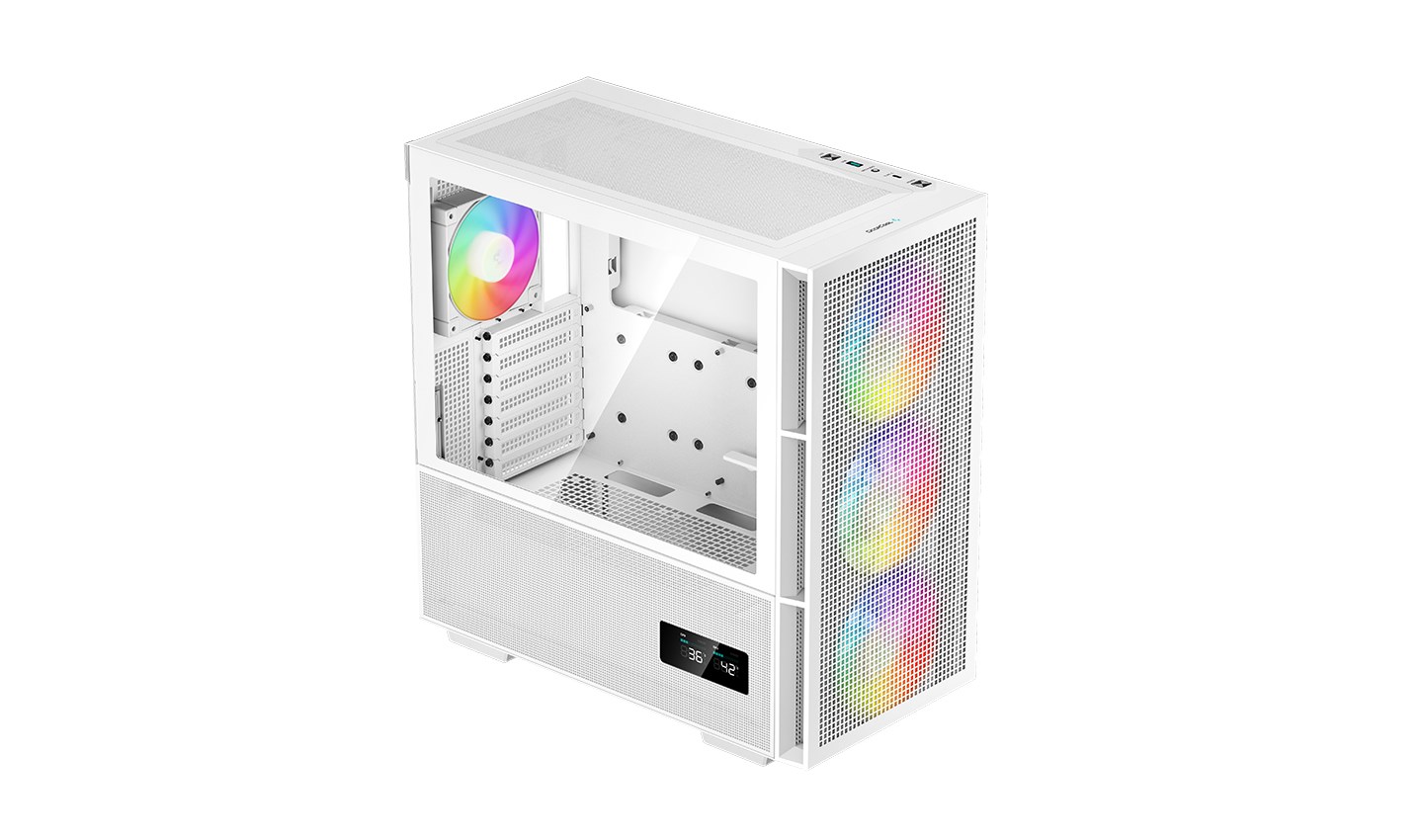 DeepCool CH560 DIGITAL WH Mid Tower Case - White - R-CH560-WHAPE4D