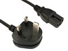Cables Direct (2m) UK to C15 Power Cable (Black)