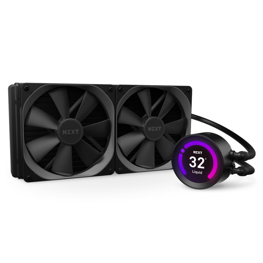 Nzxt Kraken Z63 280mm Aio Cpu Water Cooler With Lcd Screen Rl Krz63 01 Ccl Computers
