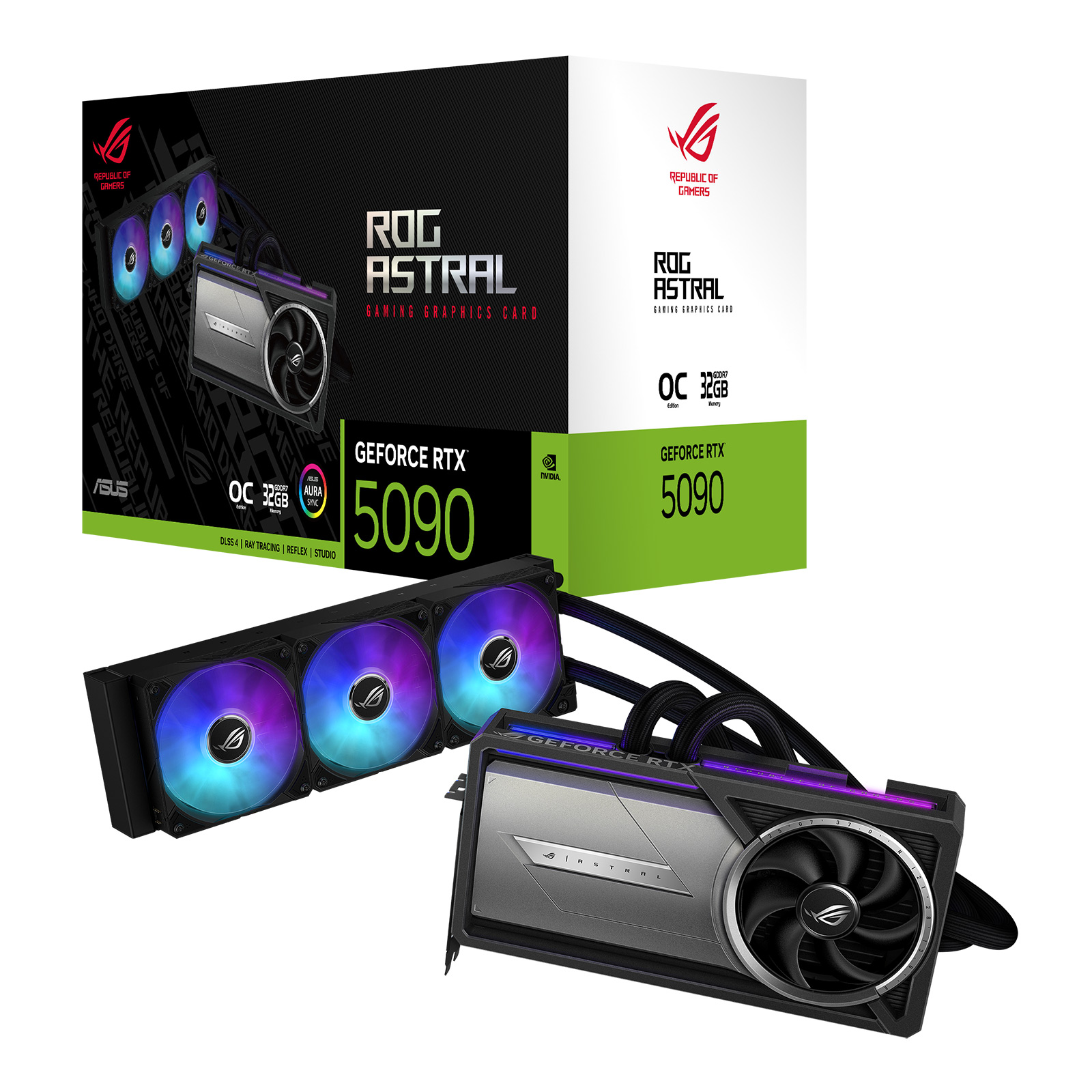 ASUS GeForce RTX 5090 ROG Astral LC OC 32GB GDDR7 Graphics Card