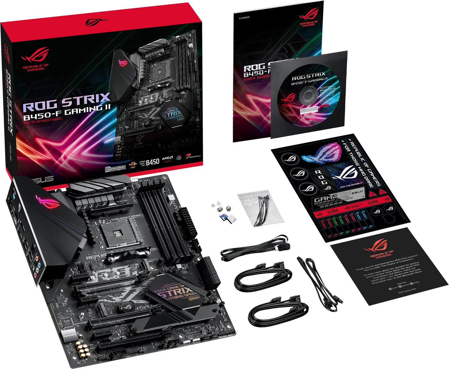 Asus Rog Strix B450 F Gaming Ii Amd Motherboard 90mb15v0 M0eay0 Ccl Computers Asus Rog Strix B450 F Gaming Ii Amd Motherboard 90mb15v0 M0eay0 Ccl Computers