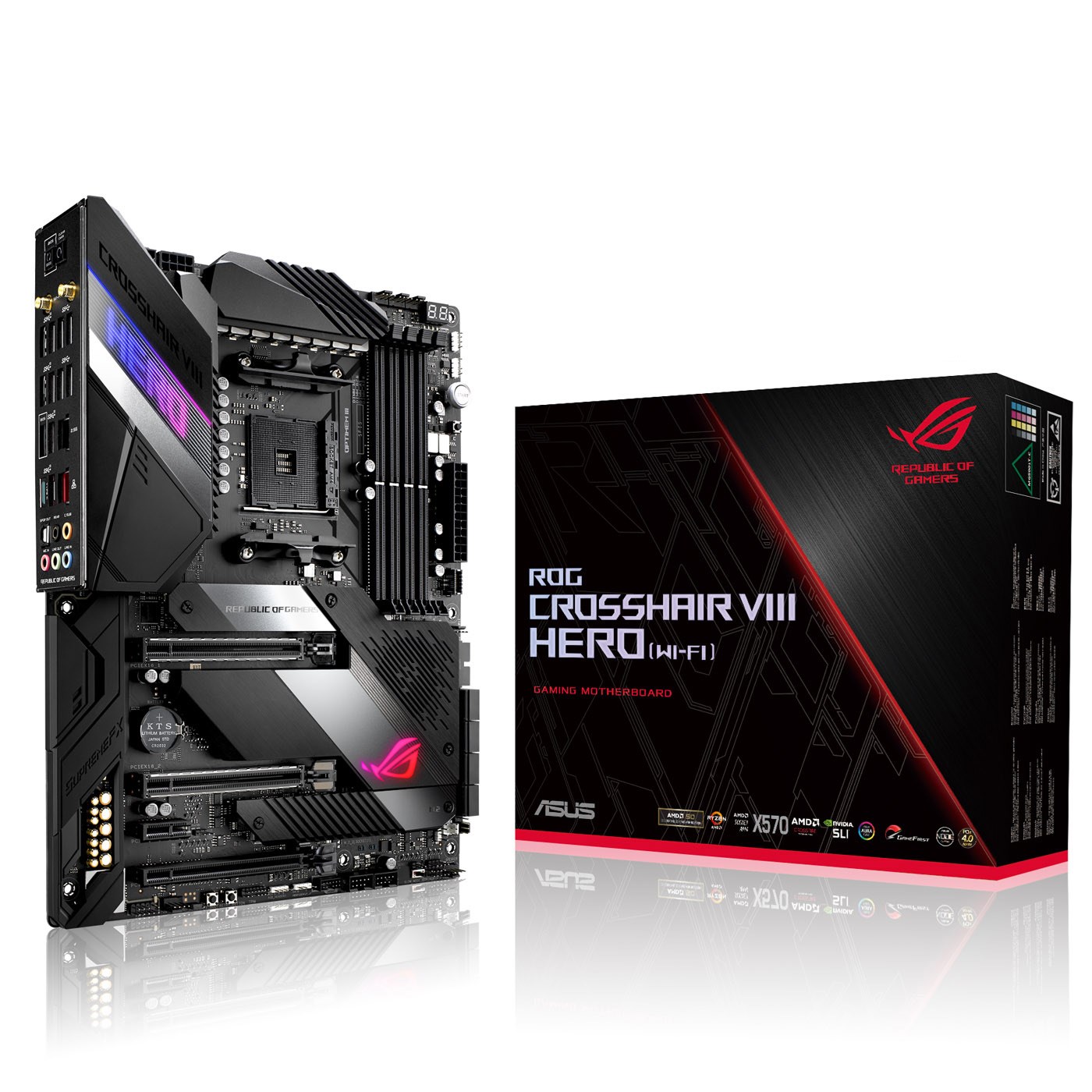 Asus Rog Crosshair Viii Hero Wi Fi Motherboard 90mb10t0 M0eay0 Ccl Computers Asus Rog Crosshair Viii Hero Wi Fi Motherboard 90mb10t0 M0eay0 Ccl Computers
