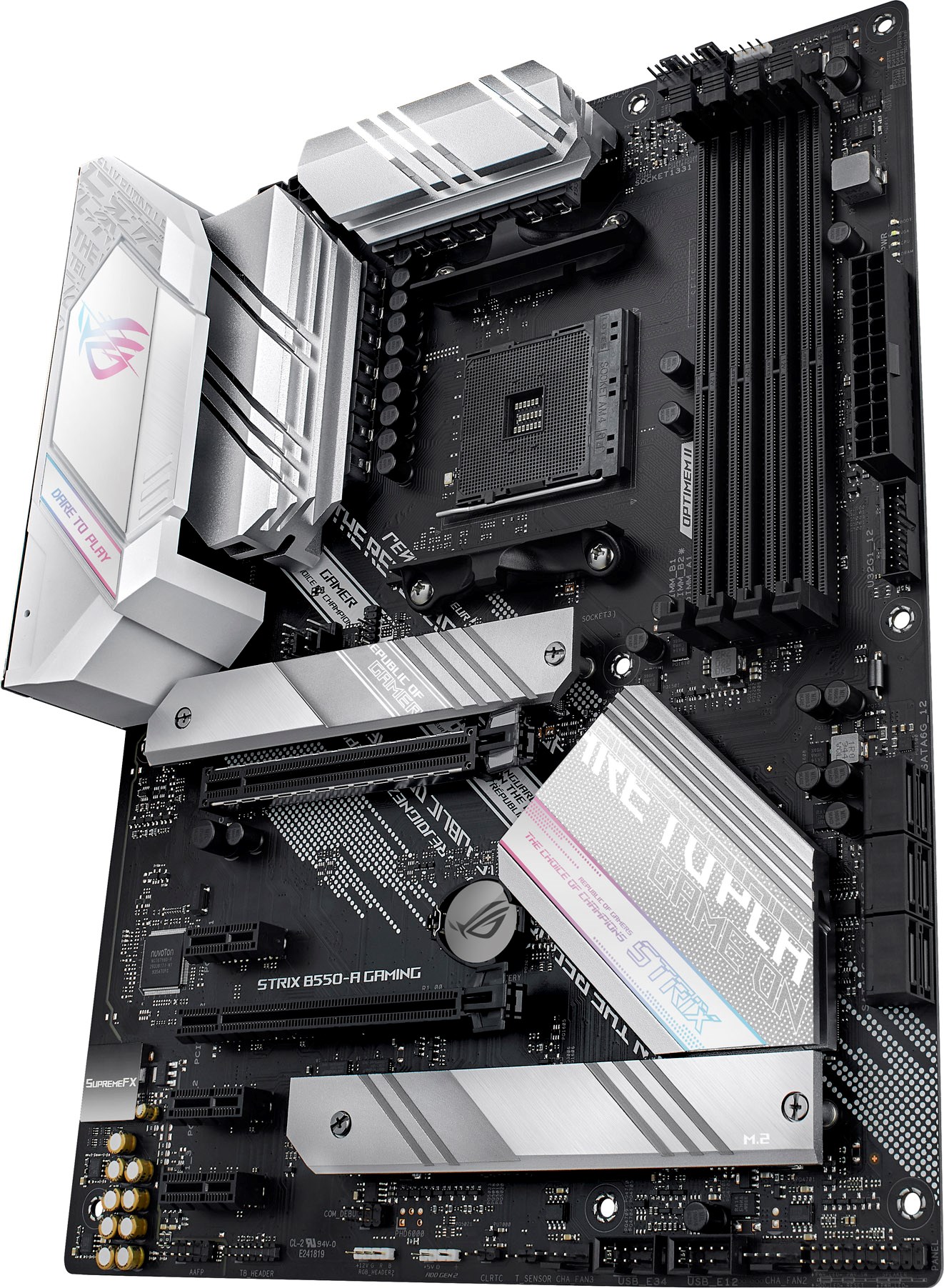 ASUS ROG STRIX B550-A GAMING ソケットAM4 ROG STRIX B550-A GAMING | Motherboards | ROG United Kingdom