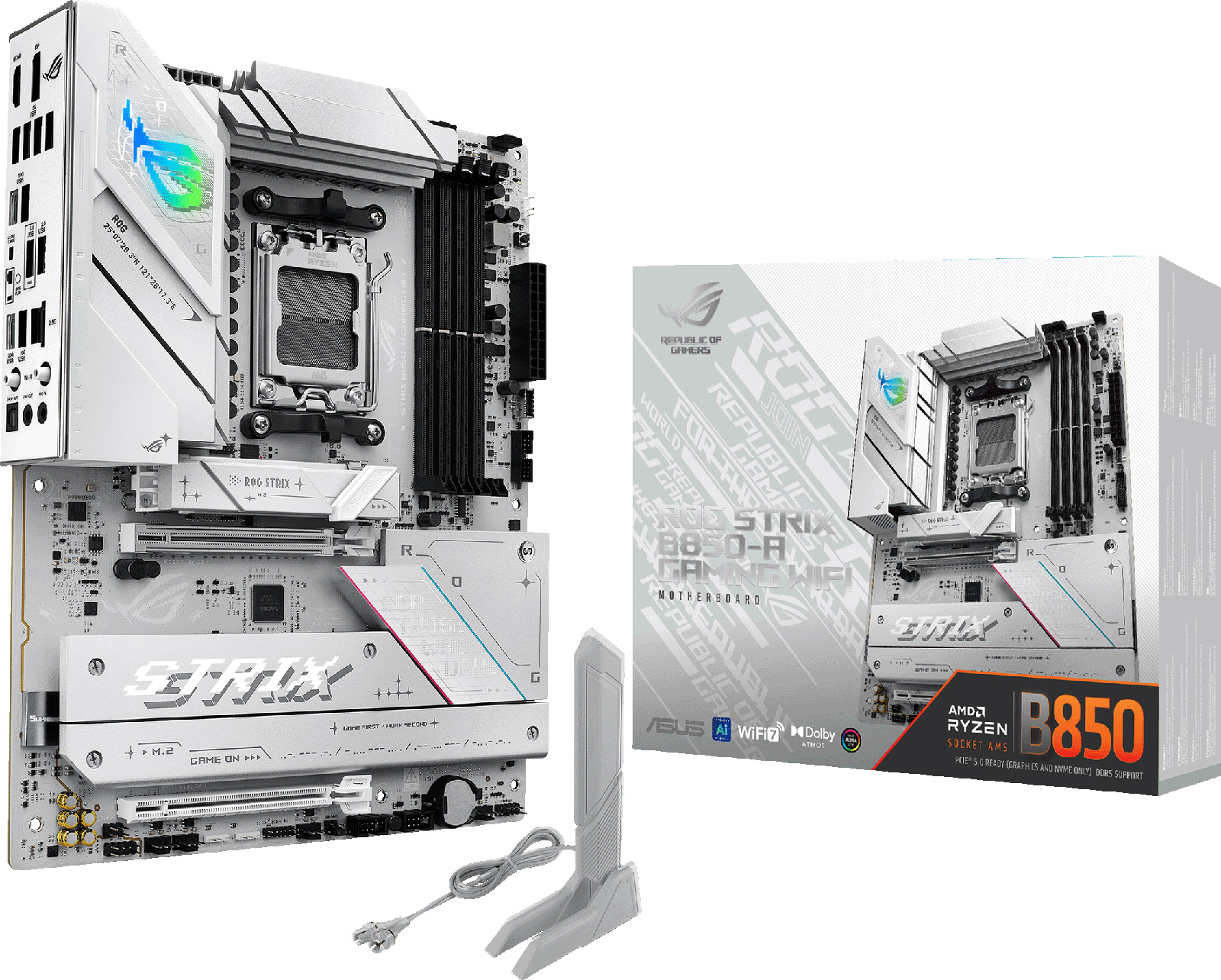 ASUS ROG Strix B850-A Gaming WiFi ATX Motherboard for AMD AM5 CPUs