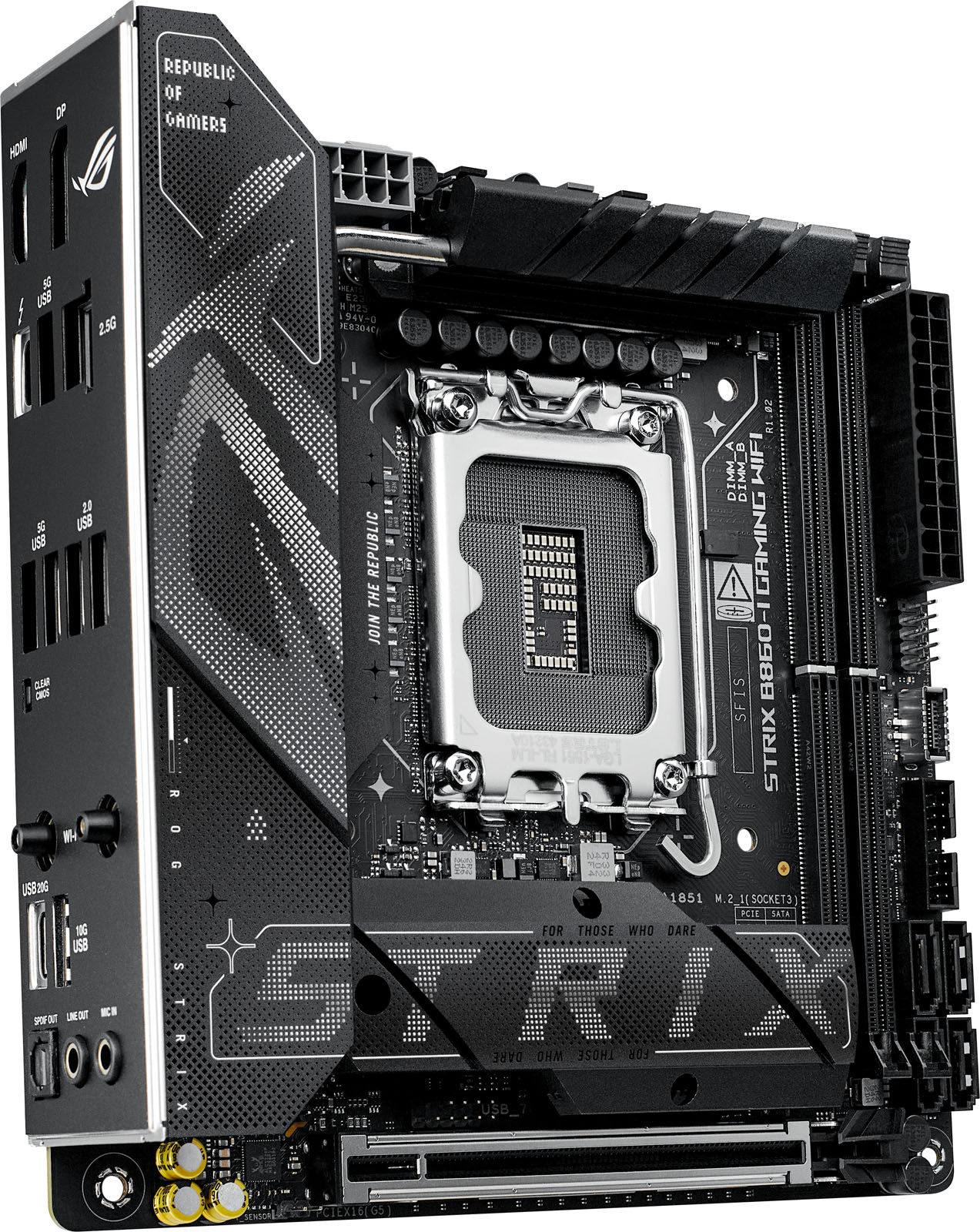 ASUS ROG STRIX B860-I GAMING WIFI Intel LGA1851 Mini-ITX