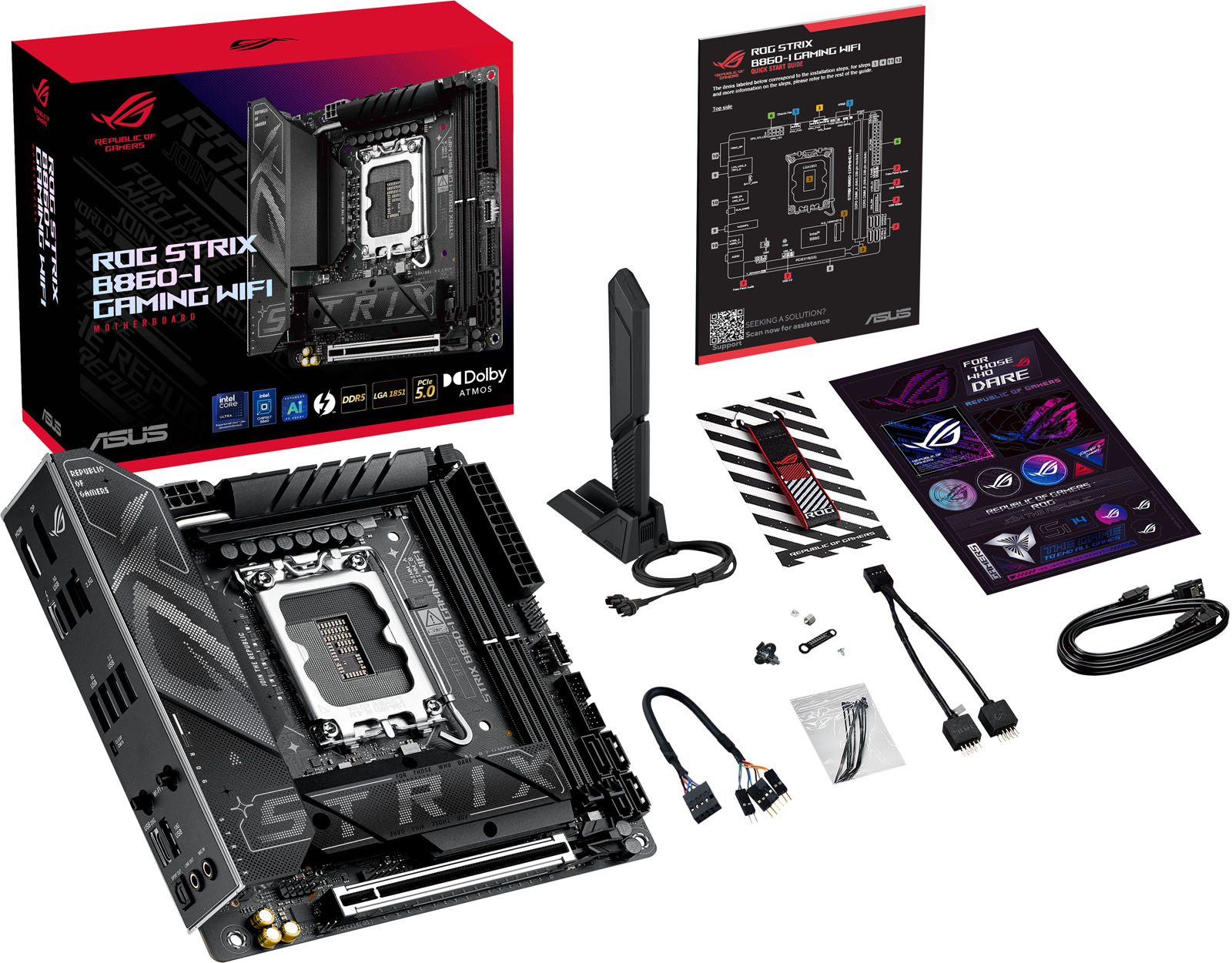 ASUS ROG STRIX B860-I GAMING WIFI Intel LGA1851 Mini-ITX