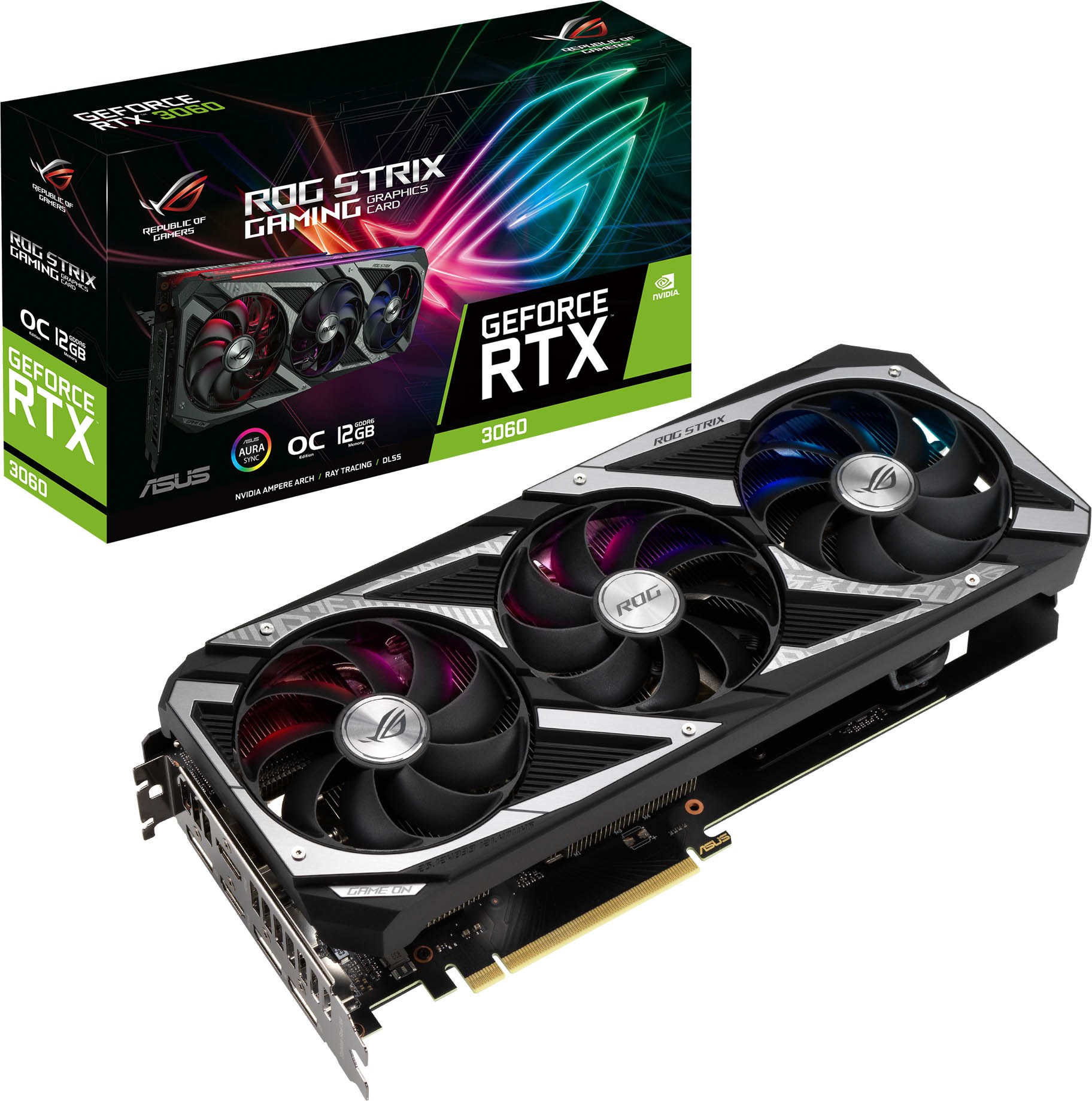 Asus Geforce Rtx 3060 Rog Strix 12gb Oc Gpu 90yv0gc2 M0na00 Ccl Computers Asus Geforce Rtx 3060 Rog Strix 12gb Oc Gpu 90yv0gc2 M0na00 Ccl Computers