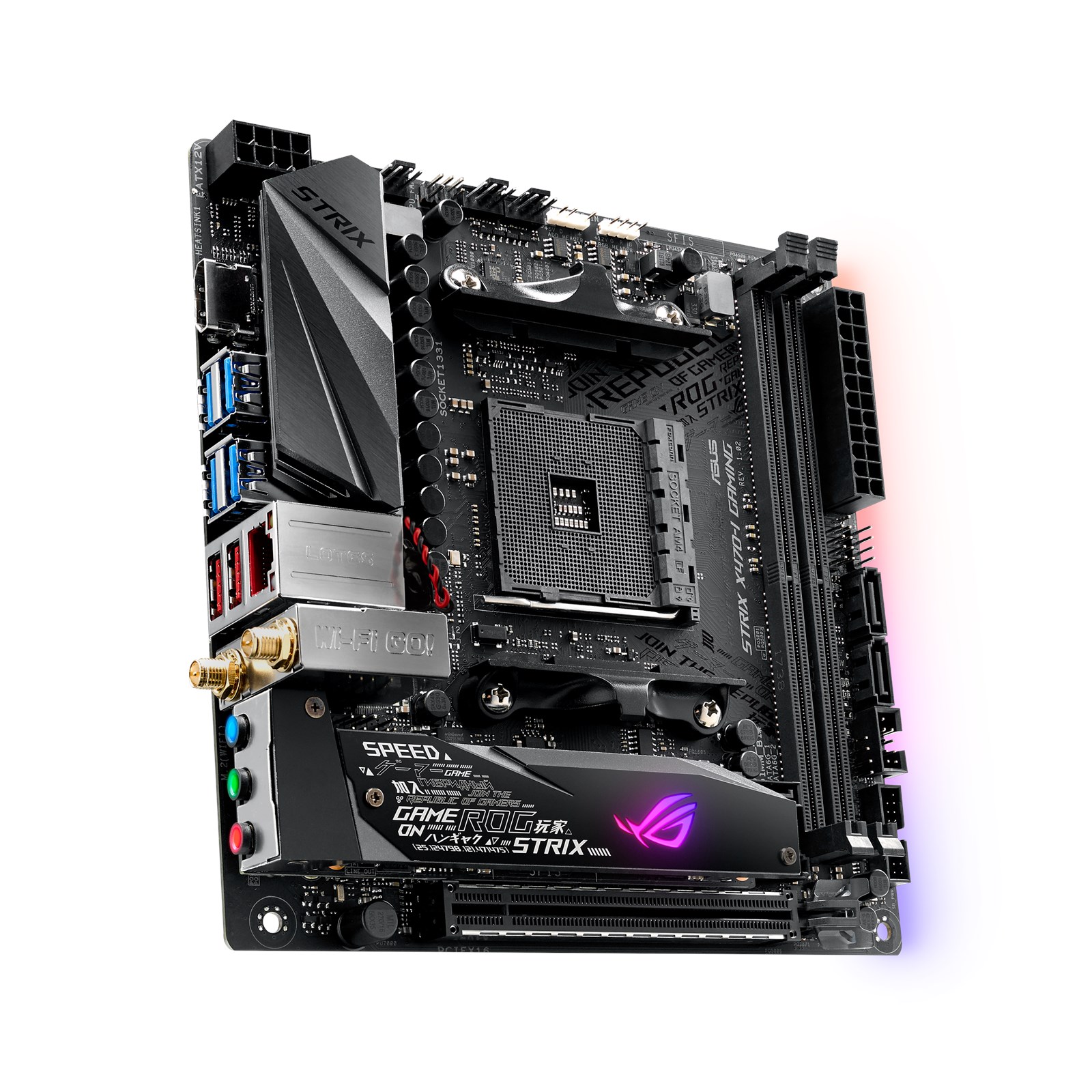 Asus Rog Strix X470 I Gaming Amd Motherboard 90mb0xe0 M0eay0 Ccl