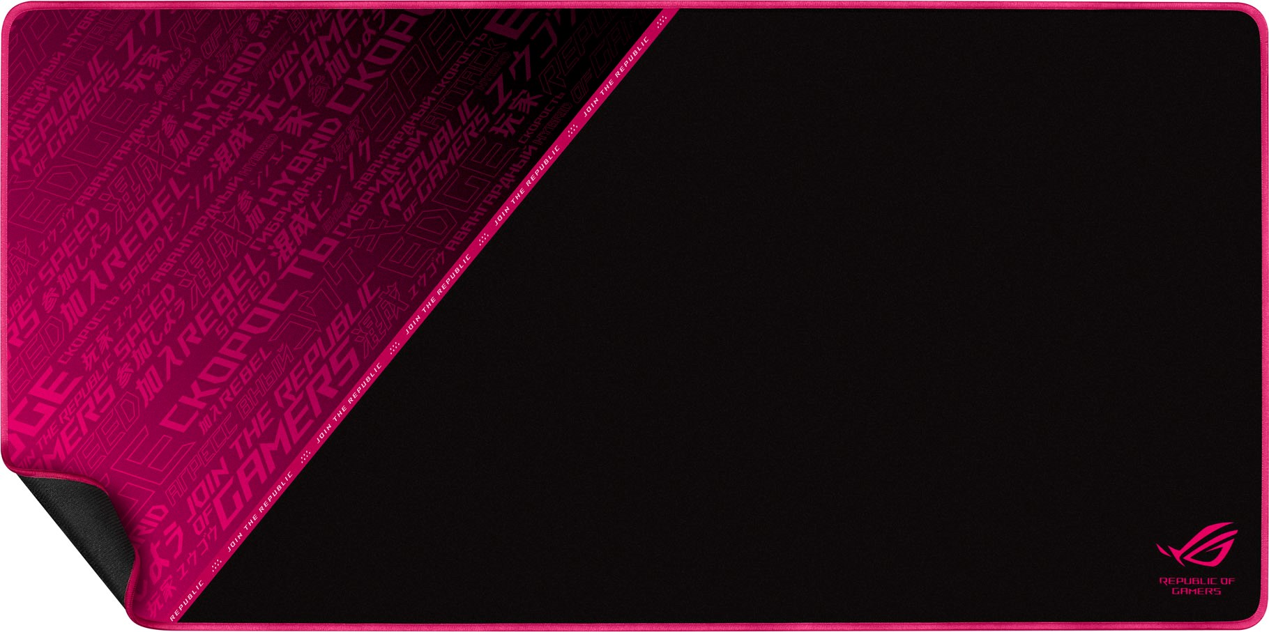Asus Rog Sheath Electro Punk Mouse Pad In Black And Pink 90mp01z0 Bpua00 Ccl Computers