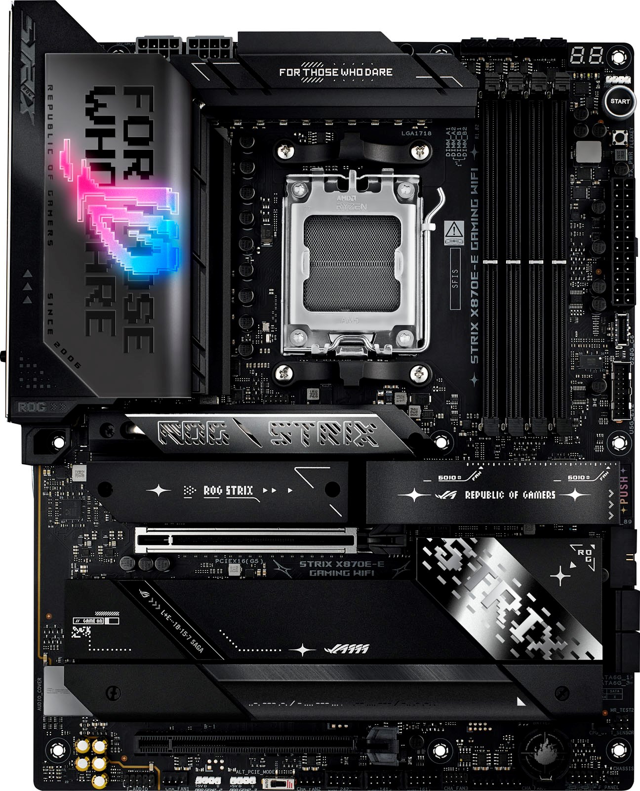 ANGELO GARBASUS - ASUS製　ATXマザーボード　ROG STRIX X670E-F GAMING WIFI　SocketAM5 元箱あり ROG STRIX X670E-F GAMING WIFI | ROG Strix | Gaming