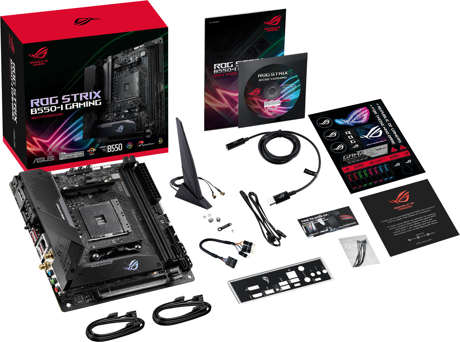 ASUS ROG STRIX B550 I GAMING AMD Socket AM4 B550 Chipset Mini ITX 