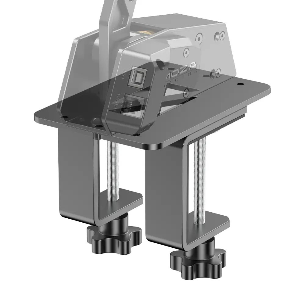 Moza Racing Black Handbrake And Shifter Table Clamp