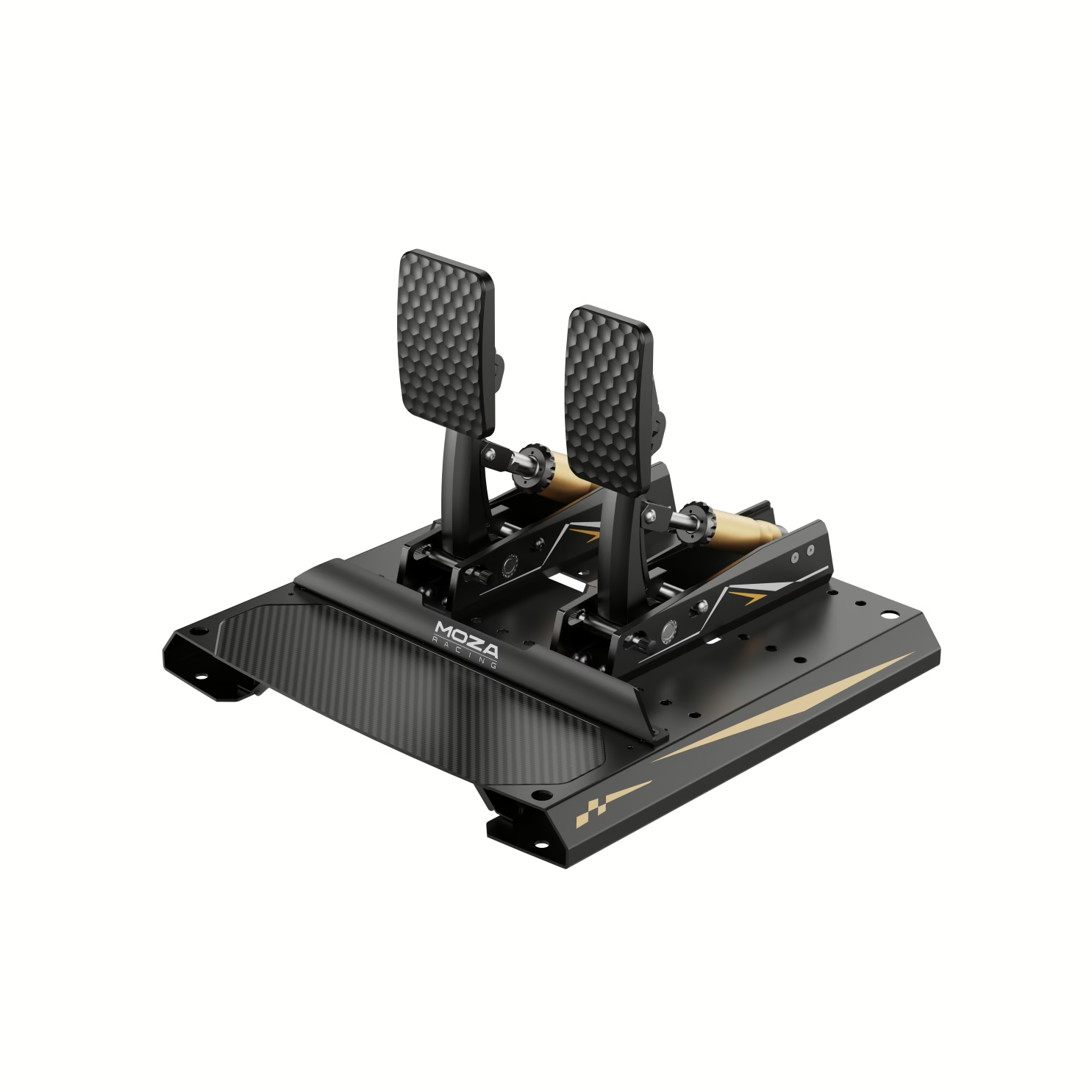 Moza Racing Black/Gold Crp2 Pedals Throttle And Brake