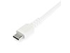 StarTech.com 1m USB 2.0 Male Type-A to Male Type-C Cable in White