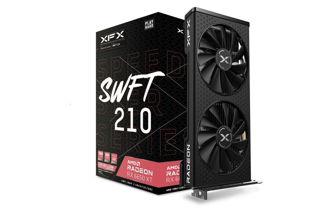 Xfx radeon rx 6650 xt speedster swft 210 8gb gpu - rx-665x8dfdy | komponentko