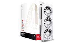 XFX Radeon RX 9070 XT Quicksilver White Magnetic Air 16GB GDDR6 Graphics Card